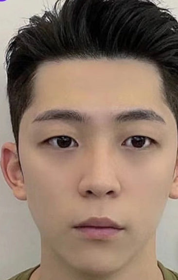 Premium Hand-Woven Natural Black Human Hair Wig for Men1