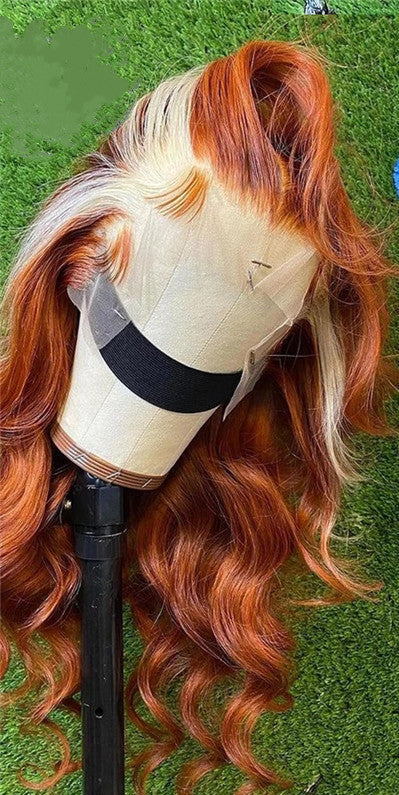 Premium Mixed Color Lace Front Wigs for Ladies | Real Hair, 8-30 Inches, Handcrafted Perfection4