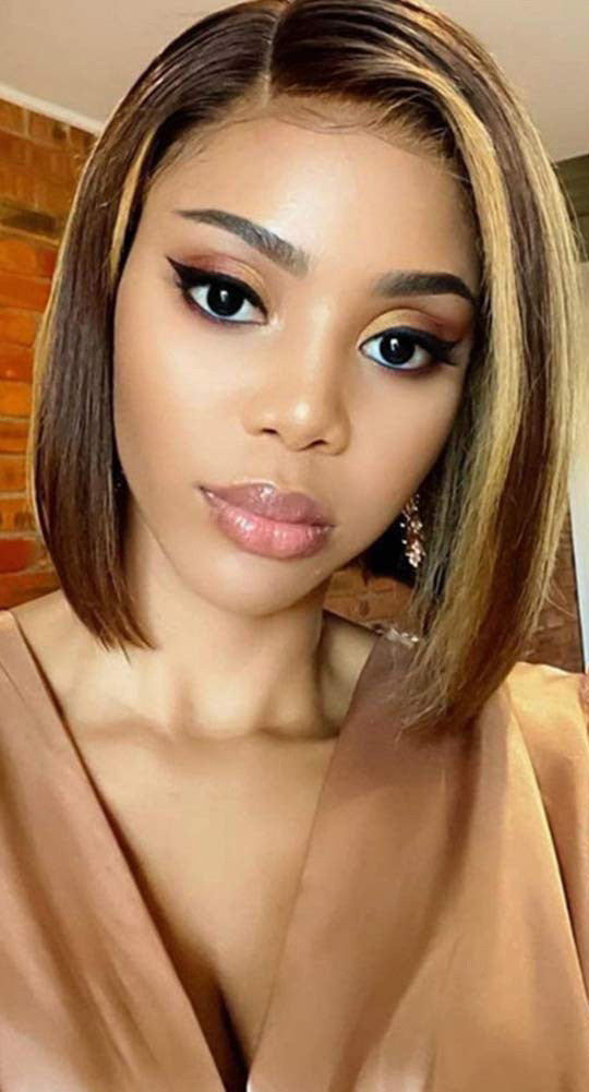 Premium Real Hair Bob Wig in Piano Color | 8-16 Inch Versatile & Stylish