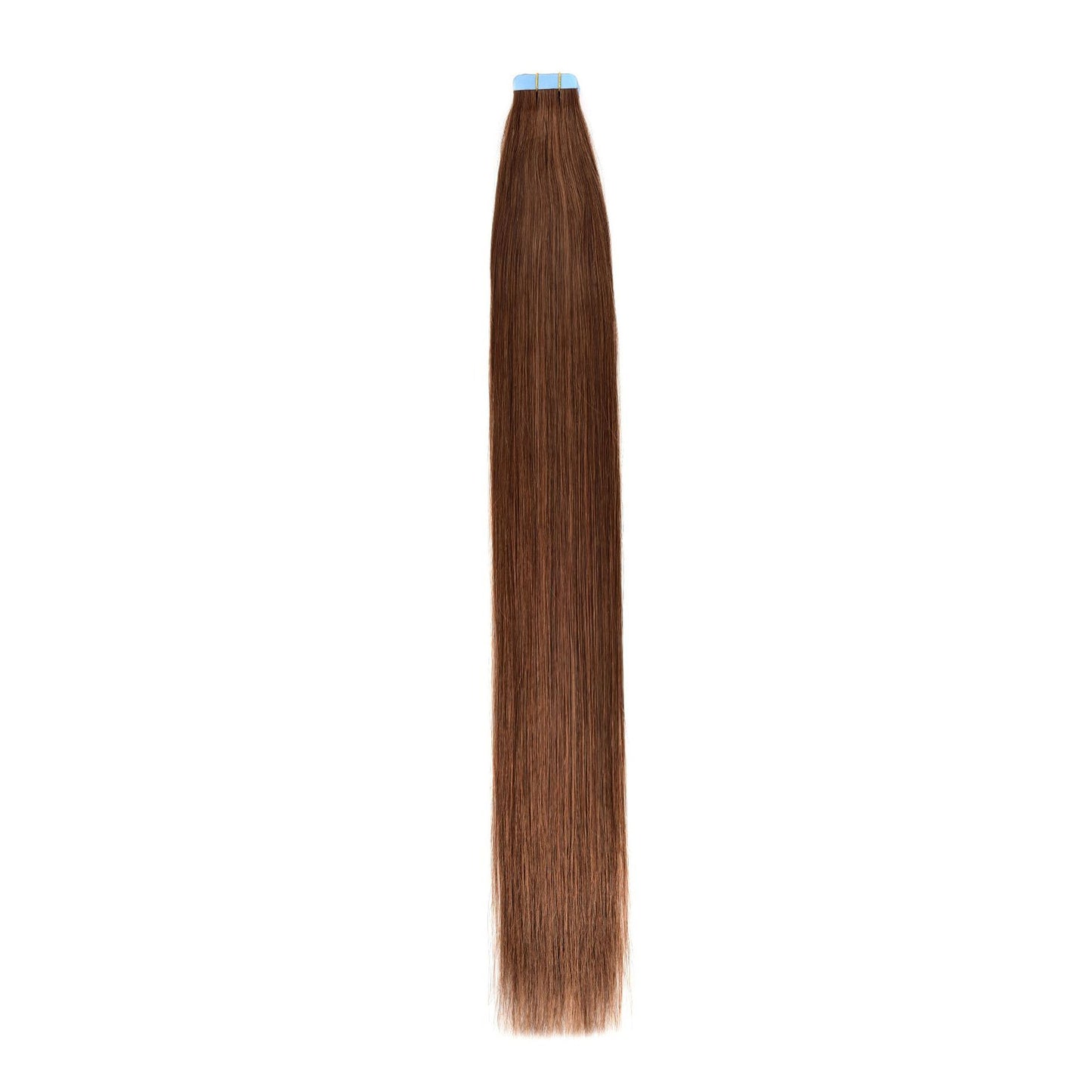 Real Hair Medium-Long Straight Hairpiece - Customizable Lengths & Color for Any Skin Tone