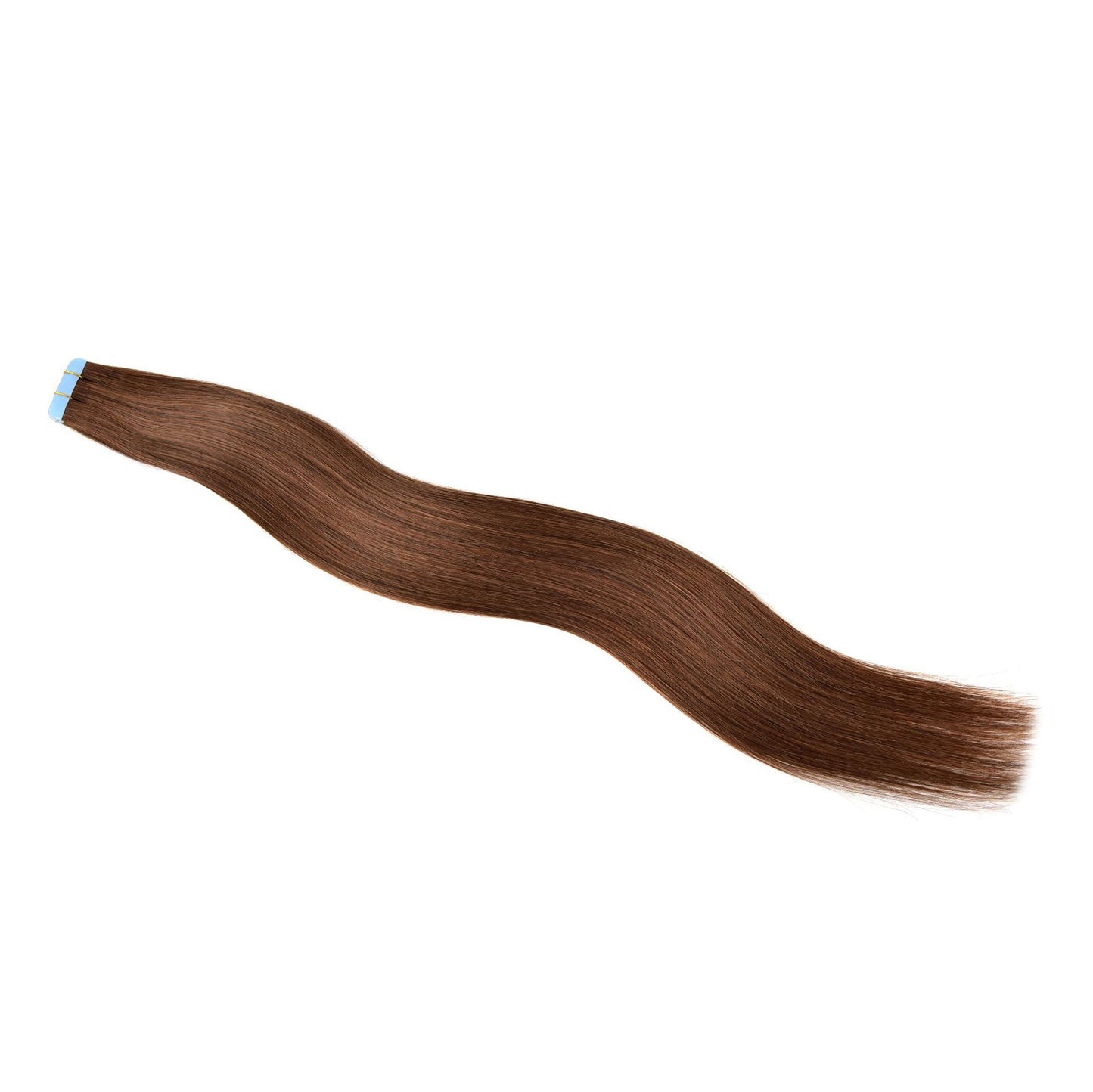 Real Hair Medium-Long Straight Hairpiece - Customizable Lengths & Color for Any Skin Tone5