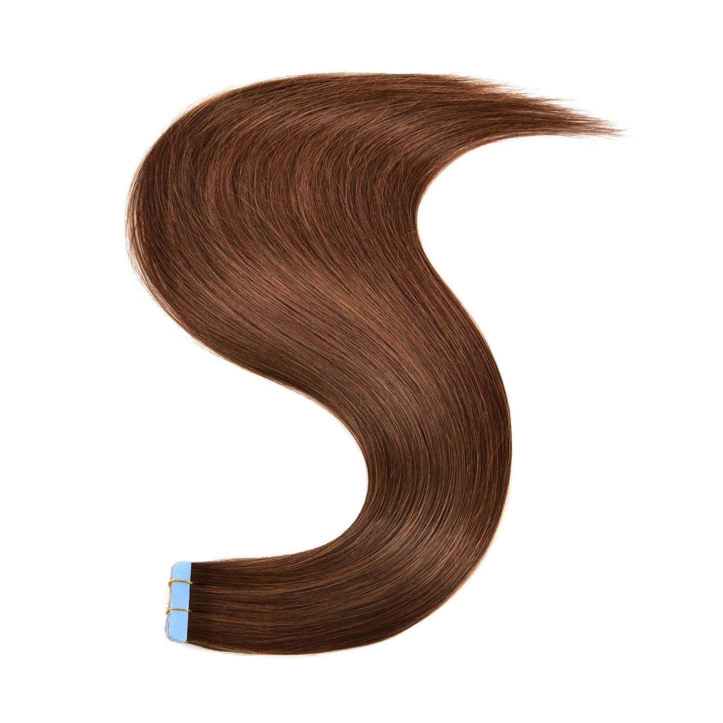 Real Hair Medium-Long Straight Hairpiece - Customizable Lengths & Color for Any Skin Tone