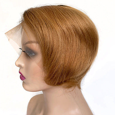 Reality Wig T-Shaped Transparent Lace Front | Hand-Woven European & American Style Synthetic Hair