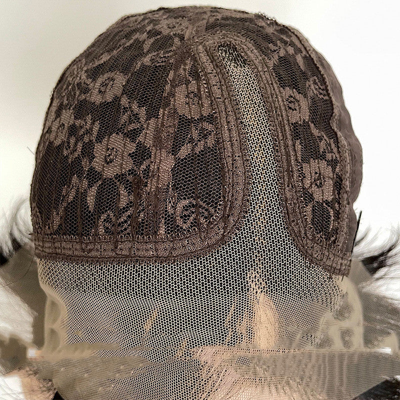 Reality Wig T-Shaped Transparent Lace Front | Hand-Woven European & American Style Synthetic Hair