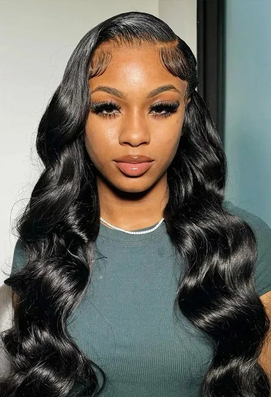 Short Body Wave Lace Wig – 13x4 & 13x6 Transparent Swiss Lace with 180%-200% Density