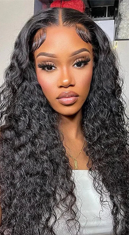 26+ Inch Straight Human Hair Wig – Transparent Lace Front & Lace Closure Options