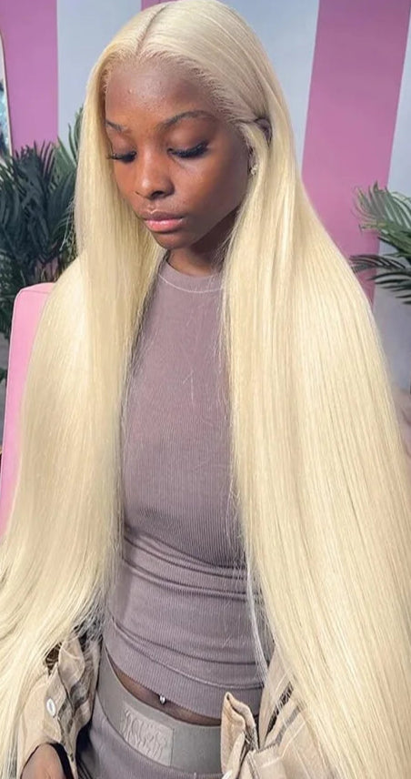 Vietnamese Straight Lace Front Wig – 26+ Inch, Transparent Lace, Swiss Lace, Chemical-Free, Long Human Hair