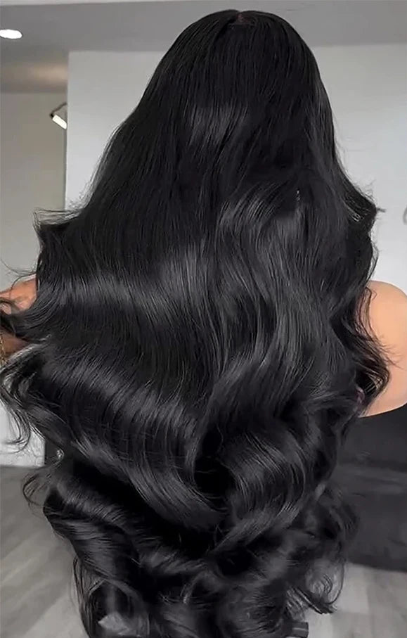 360 Full Lace Body Wave Wig – 100% Human Hair, Transparent Swiss Lace, Pre-Plucked Hairline