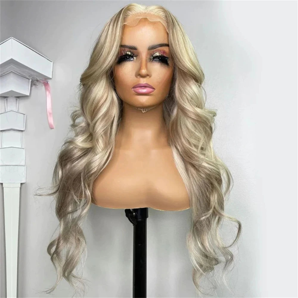 Body Wave T-Part Synthetic Wig – Glueless Transparent Lace Daily Wear Wig