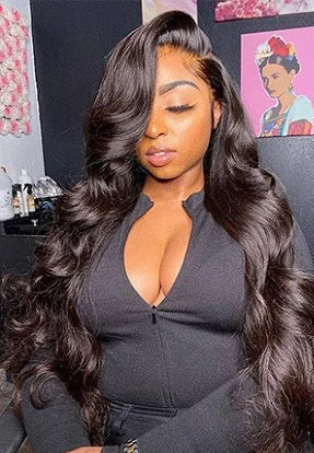 Body Wave 13x6 Lace Front Wig – Pre-Plucked, HD Lace, Human Hair (8-40 Inches)