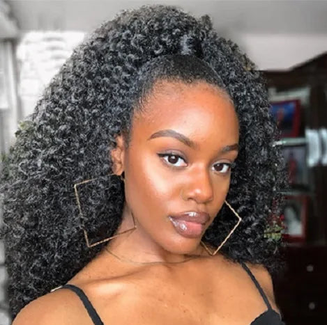 Virgin Curly Clip-In Hair Extensions – 100% Pure Human Hair, Dye & Perm Safe