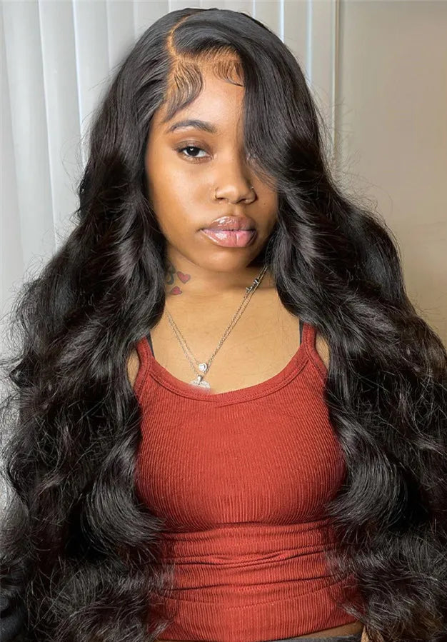 26-Inch Body Wave Lace Front Wig – 13x6, 13x4, 360 HD Transparent Human Hair Wig with 200% Density