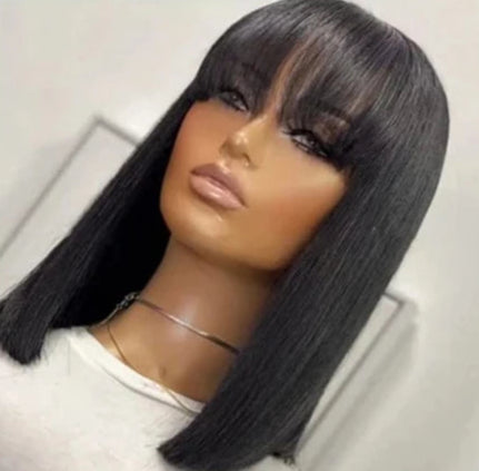 Straight Hair Wig – Silky Smooth, Natural Shine, Average Cap Size