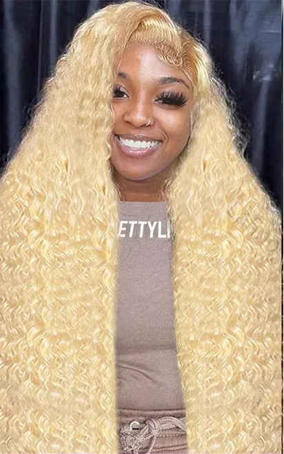 26+ Inch Deep Wave Virgin Brazilian Lace Wig – Transparent Swiss Lace, 13x6 & 13x4 Options