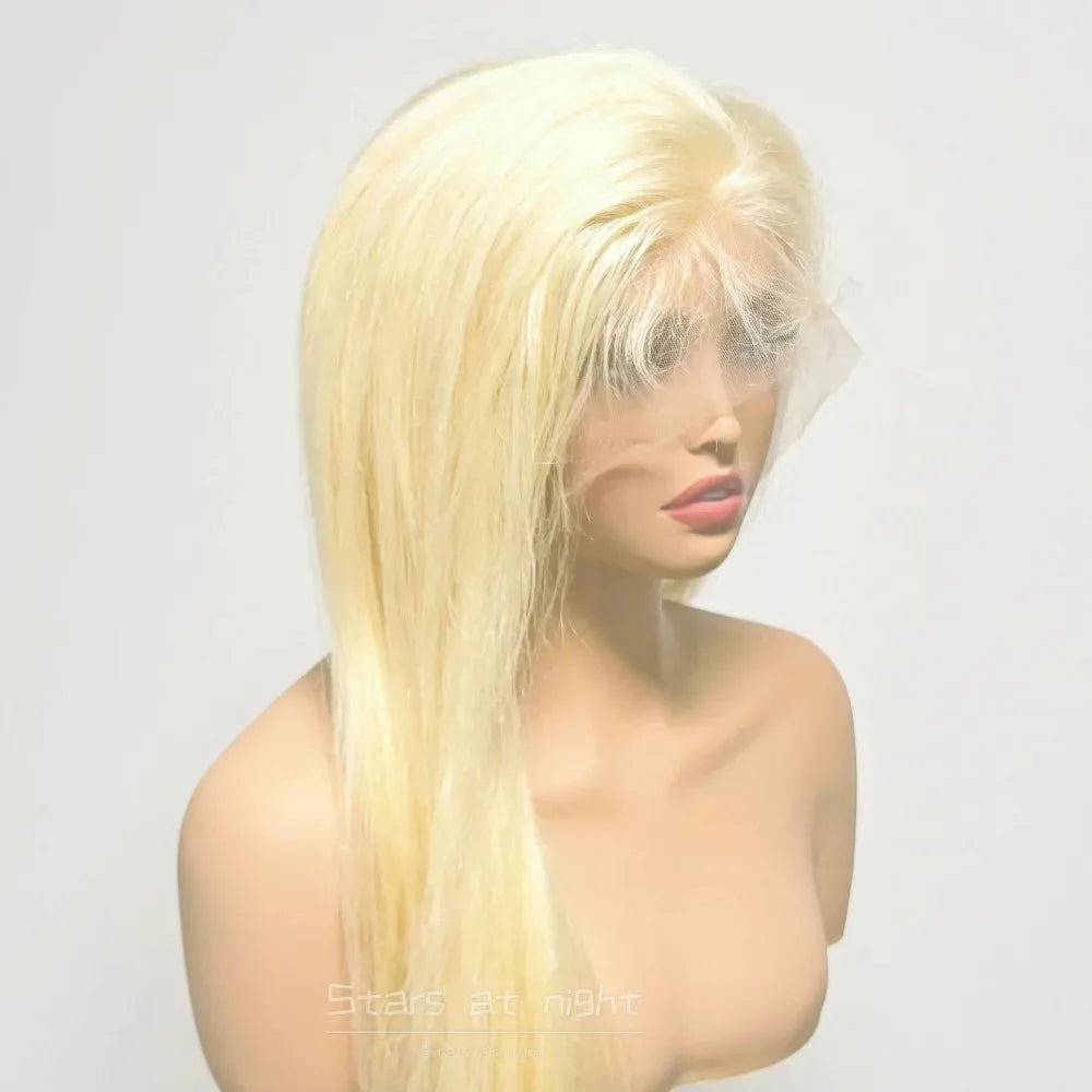 13x6 Transparent Lace Front Wig – 18-24 Inch Straight Human Hair, Dyeable & Natural"
