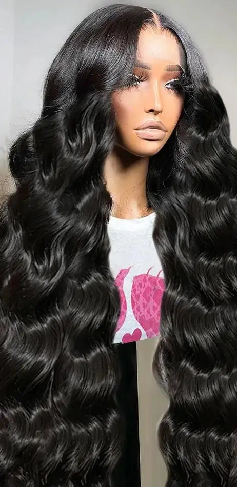 360 Lace Frontal Body Wave Human Hair Wig – 26"+ Long, 100% Virgin Hair, Transparent Swiss Lace, Pre-Plucked Hairline