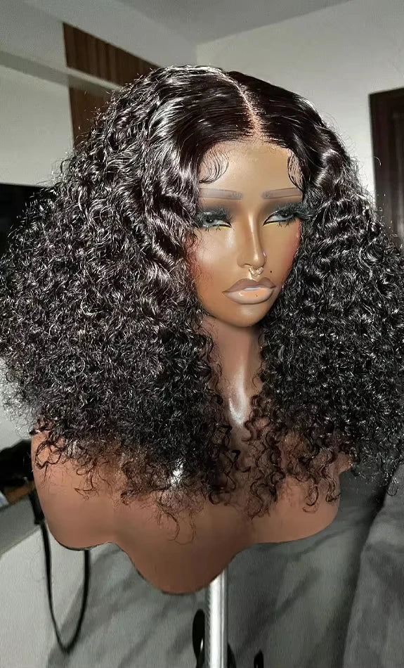 Short Curly Wig – 4-16 Inch, Chemical-Free, Natural and Bouncy Curly Texture