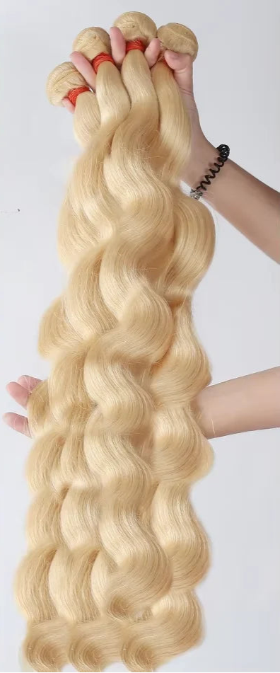 Body Wave Human Hair Weaving Extensions – Machine Double Weft, Darker Color Only, No Perming