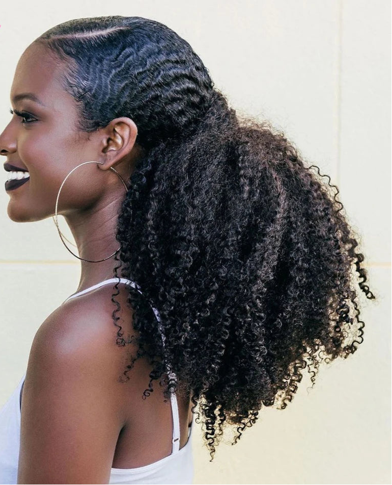 100% Mongolian Kinky Curly Clip-In Hair Extensions – Natural, Perm & Dye Friendly