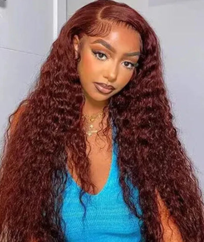 Premium Curly Lace Front Wig – 100% Hair, Transparent Swiss Lace
