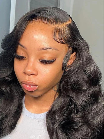 26+ Inch Body Wave Human Hair Wig | Pre-Plucked, 360 Full Lace & Lace Closure Options