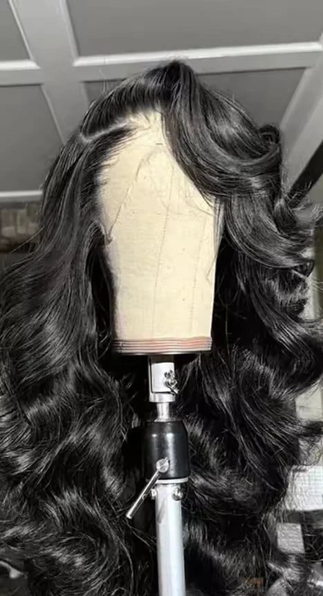 26+ Inch Body Wave Lace Front Wig – HD Transparent Lace, 13x6 Frontal, Human Hair