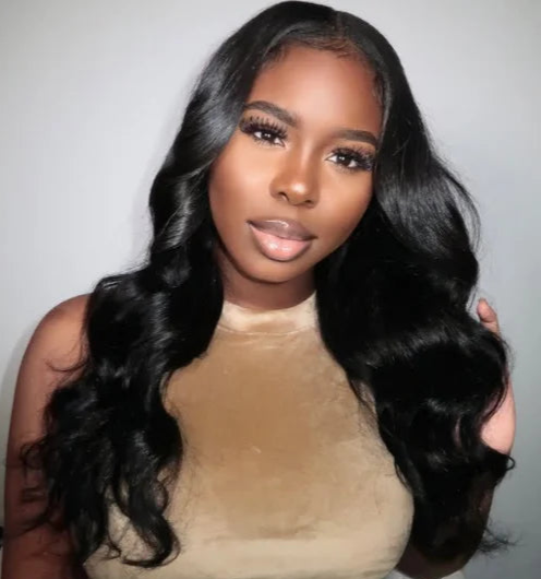 U-Part Wig 100% Real Human Hair – Medium Length Body Wave for Natural Blend & Easy Styling