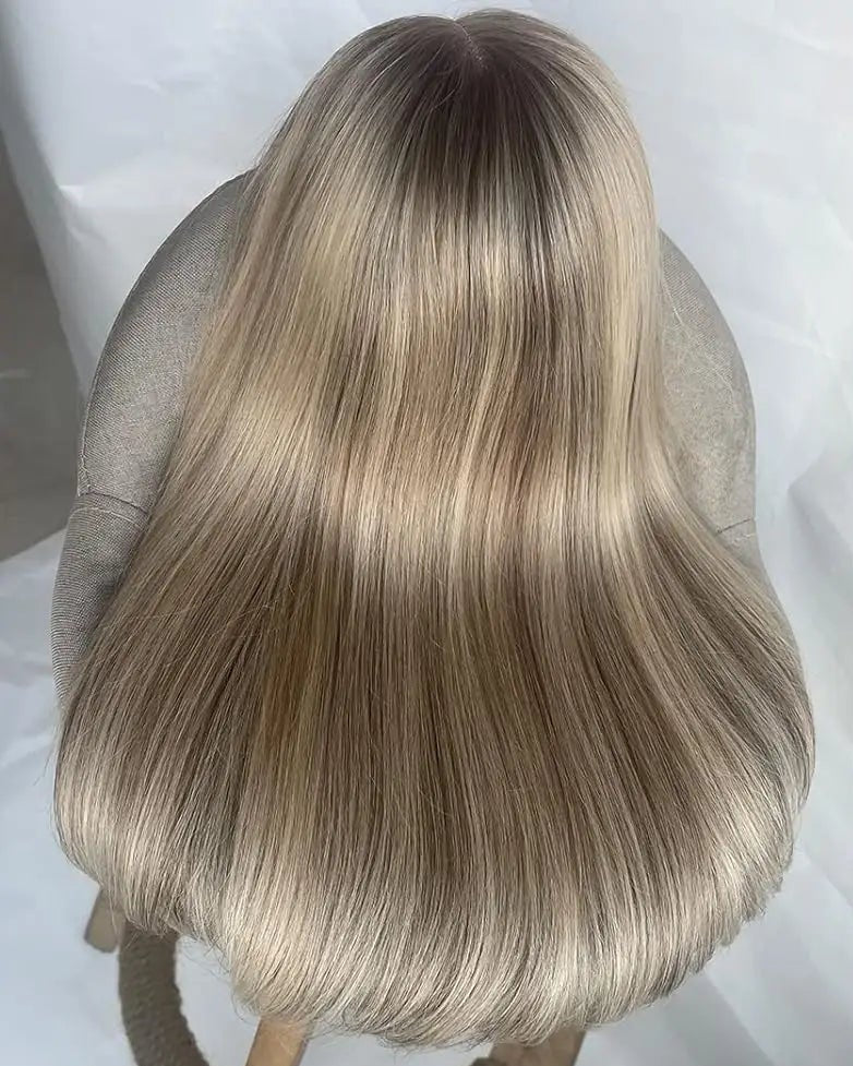 Premium 13x6 Lace Front Wig – 100% Natural Human Hair, Transparent Lace, Straight Texture