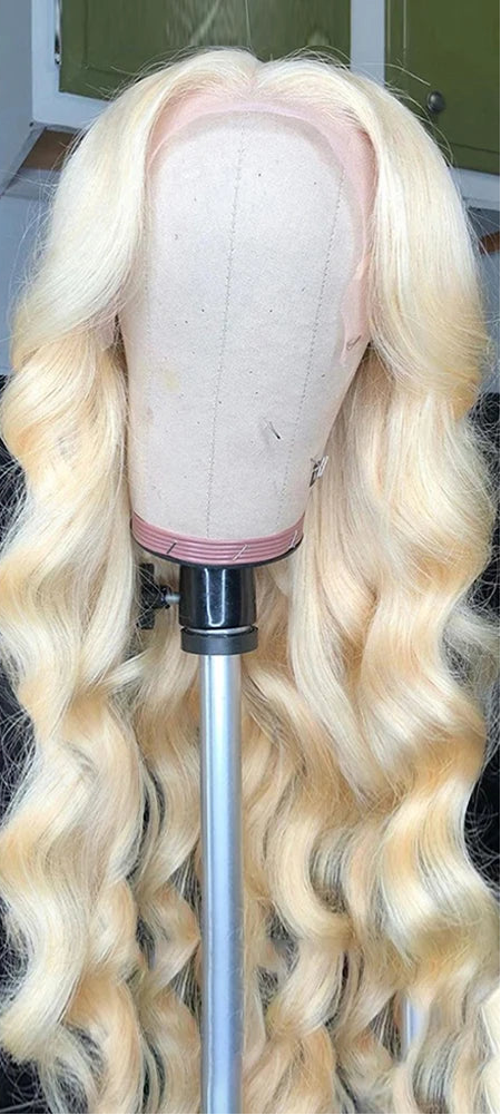 Long Body Wave Lace Front Wig – 26+ Inch, Transparent Lace, Human Hair, Available in Small, Medium, & Large Caps