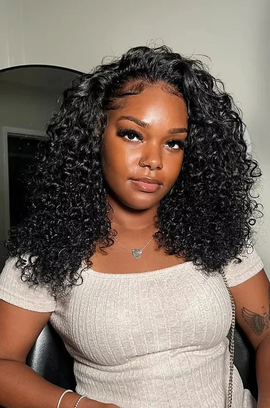 Short Curly Wig – 4-16 Inch, Chemical-Free, Natural and Bouncy Curly Texture