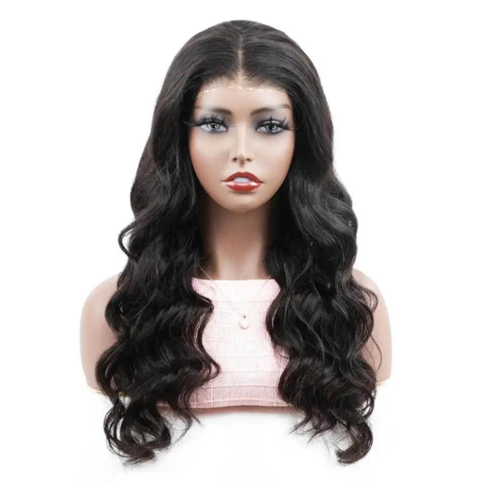 HD Transparent Lace Body Wave Wig – 16-38 Inch Human Hair, Pre-Plucked, 180% Density