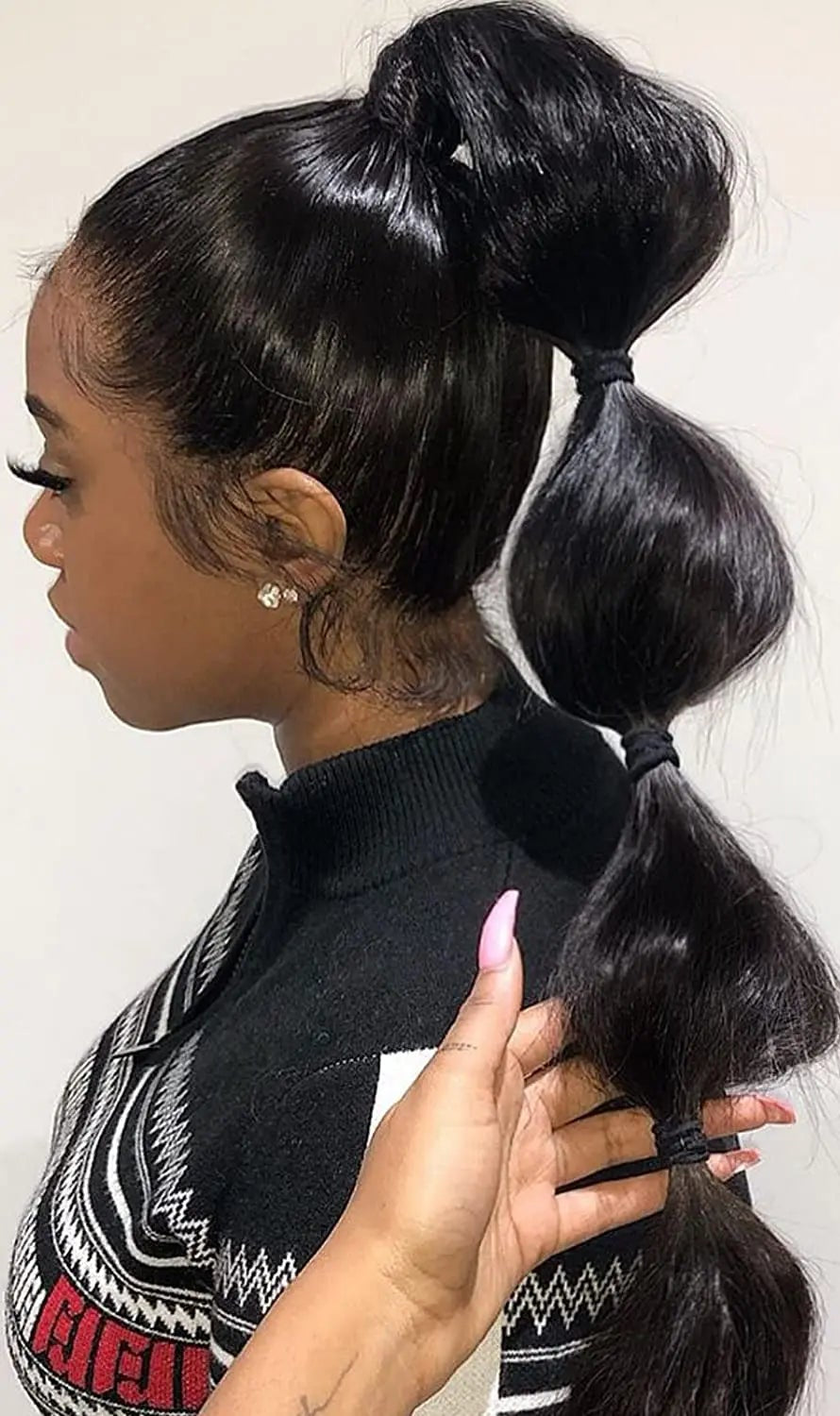 Bone Straight HD Transparent Lace Front Wig – Human Hair 360 Full Lace Wig for Women