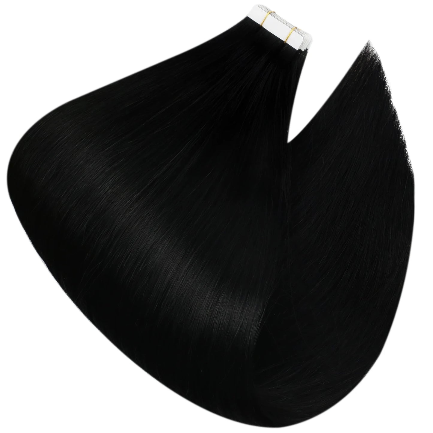Moresoo Tape-In Hair Extensions | 100% Real Human Hair, Straight Texture, 12-24 Inch, Balayage & Highlight Colors