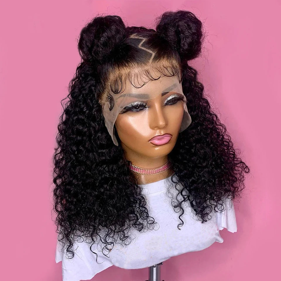 Short Curly Bob Wig – 100% Hair, Lace Front 13x4, 4x4, 5x5 Closure