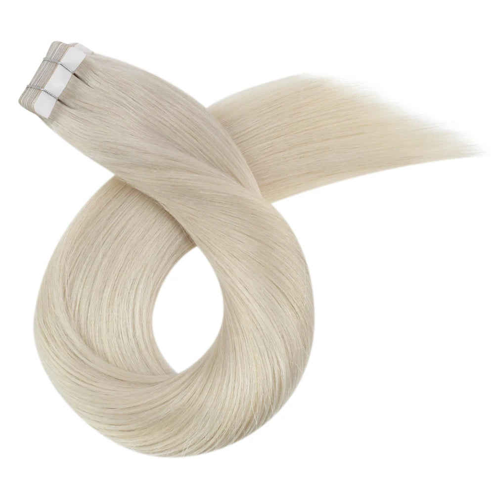 Moresoo Tape-In Hair Extensions | 100% Real Human Hair | Seamless, Durable & Reusable