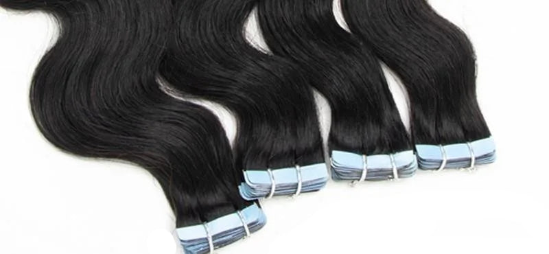 100% Human Hair Body Wave Tape-In Extensions | Long-Lasting, Lightweight & Natural Look