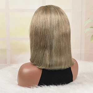 Premium 13x6 Lace Front Wig – 100% Natural Human Hair, Transparent Lace, Straight Texture