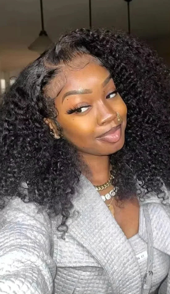 Short Deep Wave Wig – 100% Hair, Lace Front & Closure Options (4-16 Inches)