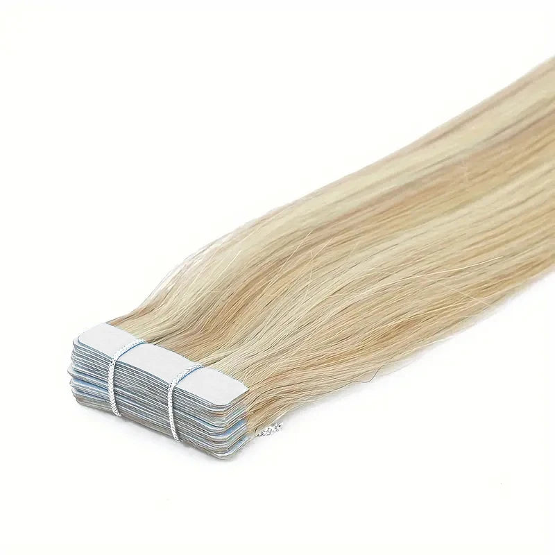 100% Natural Straight Human Hair Extensions - Chemical-Free, Perm-Ready Weaving