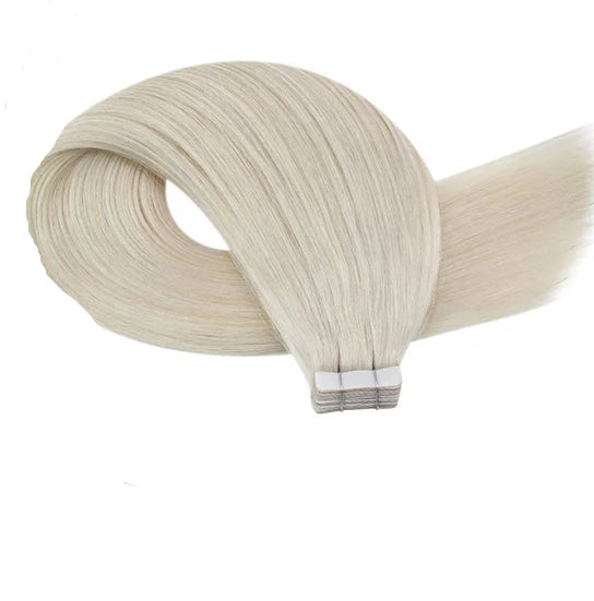 Moresoo Tape-In Hair Extensions | 100% Real Human Hair | Seamless, Durable & Reusable