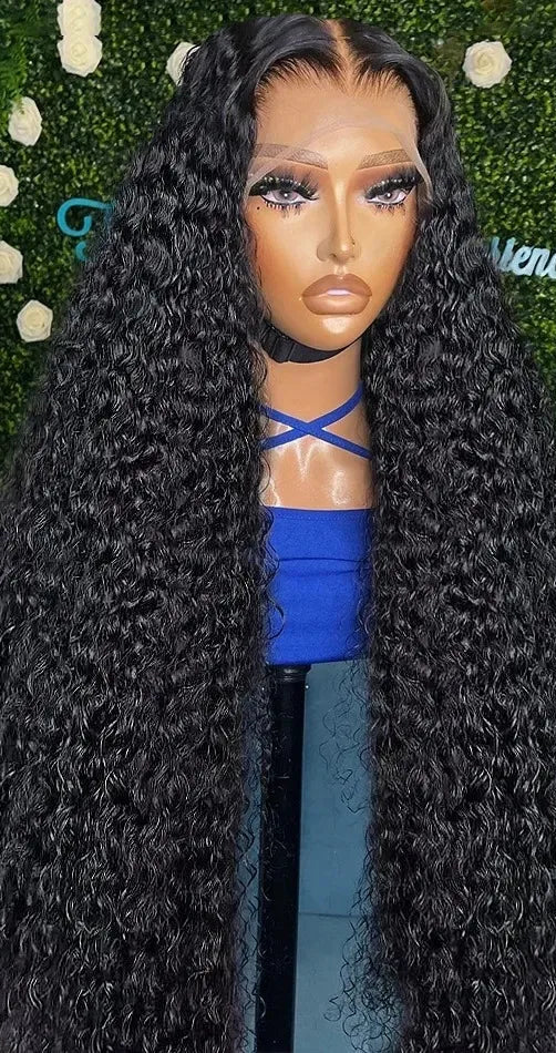 Long Curly Vietnamese Hair Lace Front Wig – 26+ Inches, 13x6 & 13x4 Lace, Transparent Swiss Lace