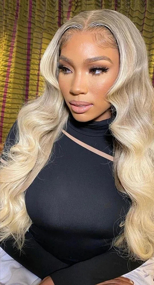 Body Wave T-Part Synthetic Wig – Glueless Transparent Lace Daily Wear Wig