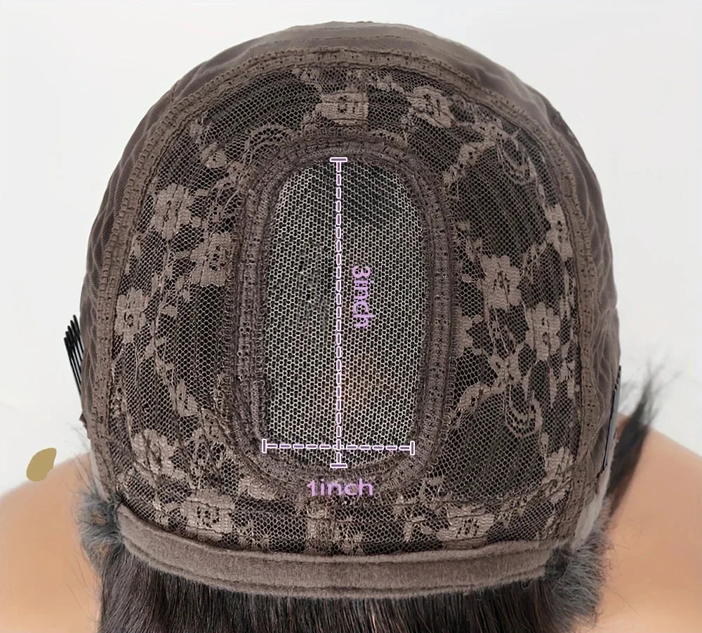 Body Wave Human Hair Wig with Bangs – 3x1 Glueless, 180% Density, Natural Black, Long Lengths (18–30 Inches)