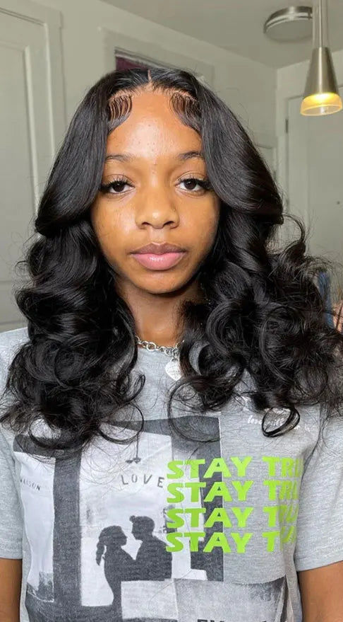 Short Body Wave Wig – 100% Hair, 13x4 & 5x5 Transparent Lace Wig