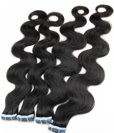 Premium MRSHAIR Body Wave Tape-In Extensions | 5-Piece Lot, 100% Human Hair for Natural Volume & Length