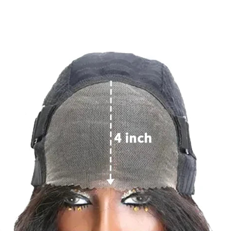 Premium Deep Wave Glueless Wig – 100% Hair, Transparent HD Lace, 16-38 Inch, 200% Density