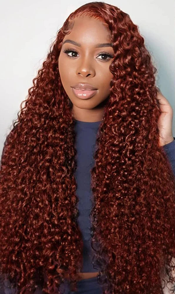 Premium Curly Lace Front Wig – 100% Hair, Transparent Swiss Lace