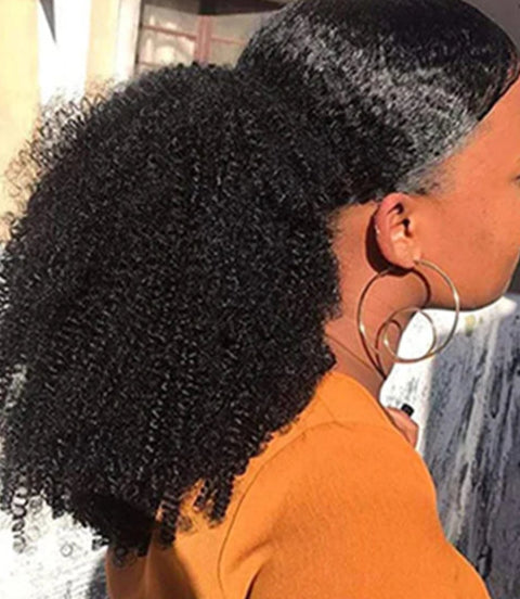 100% Mongolian Kinky Curly Clip-In Hair Extensions – Natural, Perm & Dye Friendly