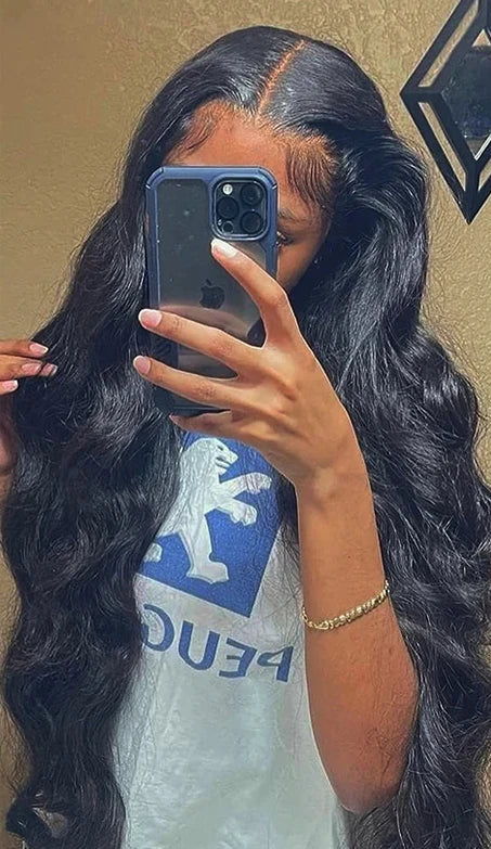26+ Inch Body Wave HD Lace Wig – 100% Human Hair, Full Lace & Lace Front Options