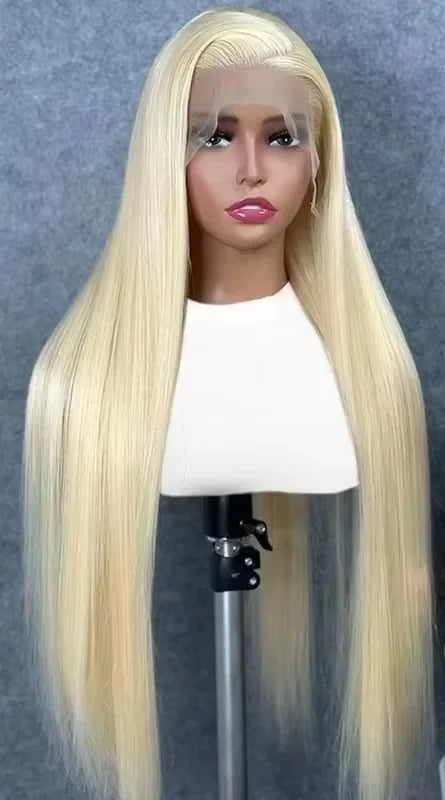 13x6 Transparent Lace Front Wig – 18-24 Inch Straight Human Hair, Dyeable & Natural"